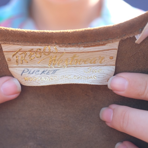 TREGOS WESTWEAR suede fringe vest - Picture 6 of 6